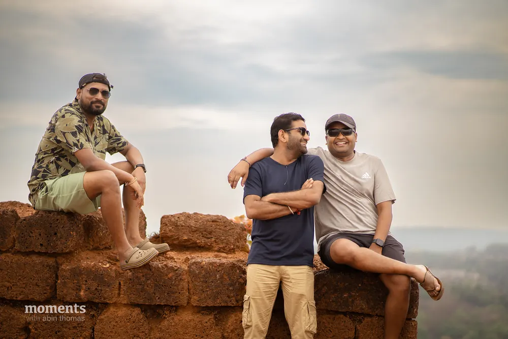 Friends enjoying a holiday in Goa
